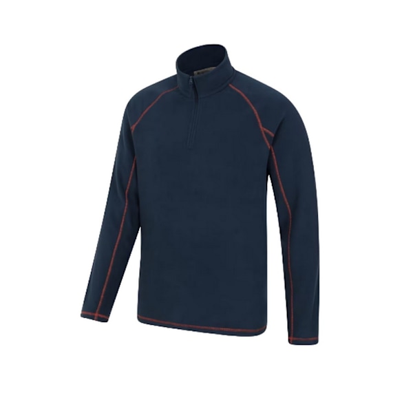Mountain Warehouse Ashbourne II Fleece Tröja med Halv Dragkedja för Män 3XL Na Navy 3XL