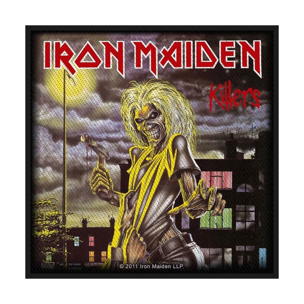 Iron Maiden Killers Standard Patch One Size Svart/Röd Black/Red One Size