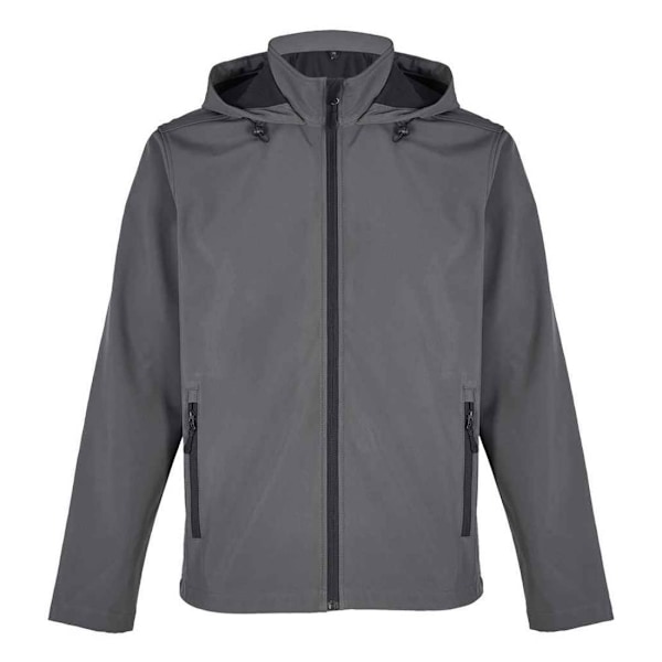 SOLS Race Hooded Soft Shell Jacka Herr L Charcoal Charcoal L
