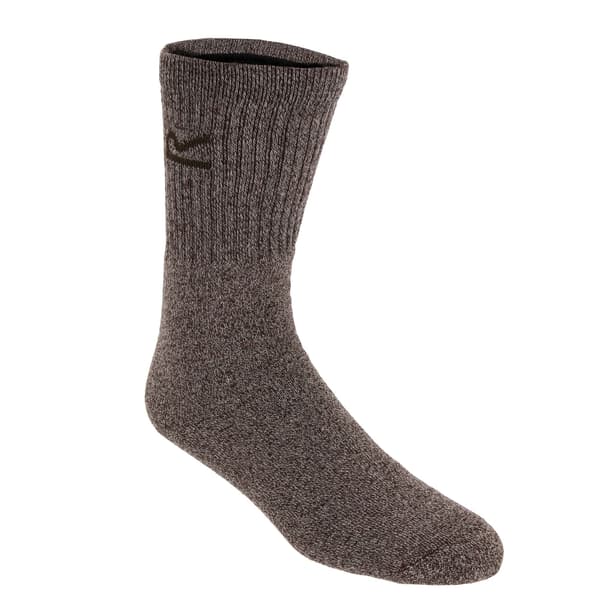 Regatta Great Outdoors Fritidsstrumpor i bomull för män (3-pack) Brown Marl One Size