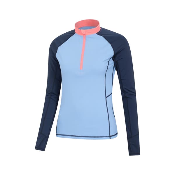 Mountain Warehouse Helston Långärmad Rash Guard för Dam Blue 12 UK