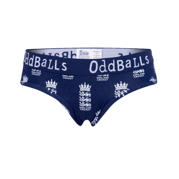 OddBalls Teen Girls England Cricket Briefs 10 UK Blå/Vit Blue/White 10 UK