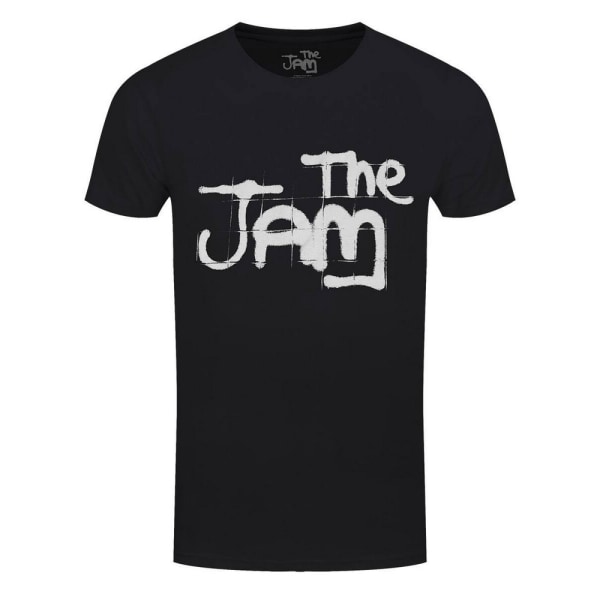 The Jam Unisex Adult Spray Logo T-Shirt M Svart Black M