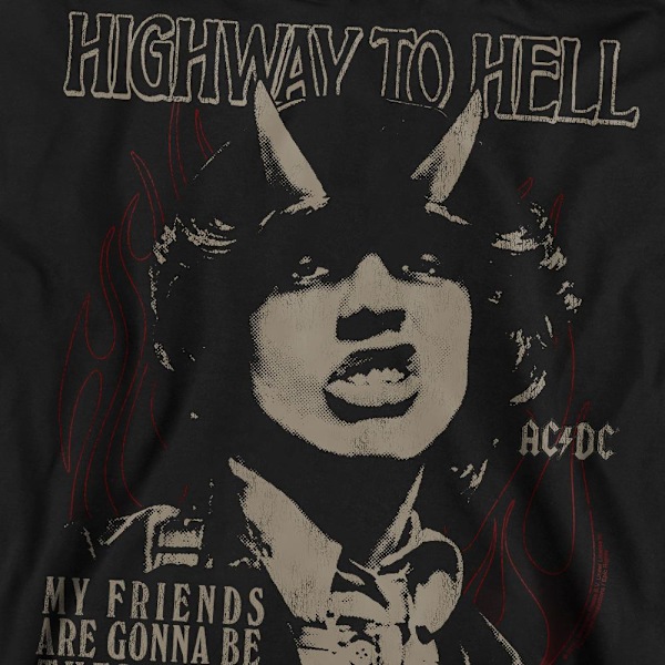 AC/DC Unisex Vuxen My Friends Sweatshirt M Svart Black M