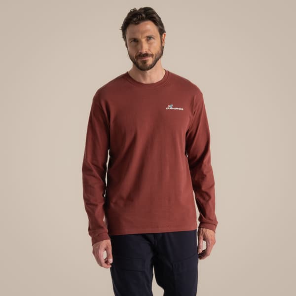 Craghoppers Herr Dillisk II Långärmad T-shirt M Axinite Red Axinite Red M