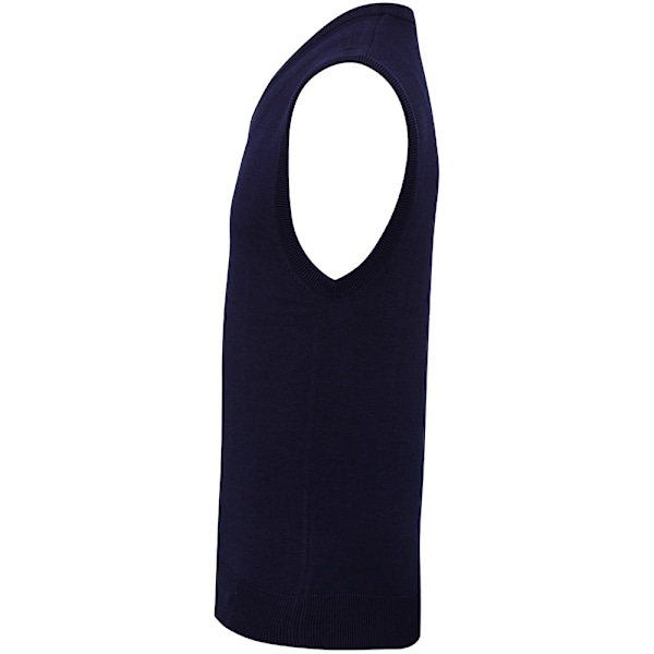 Premier Herr Sleeveless Bomull Akryl V-ringad Tröja XS Marinblå Navy XS