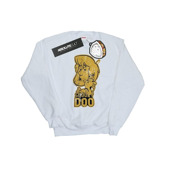 Scooby Doo Tjejer Och Shaggy Sweatshirt 9-11 År Vit White 9-11 Years