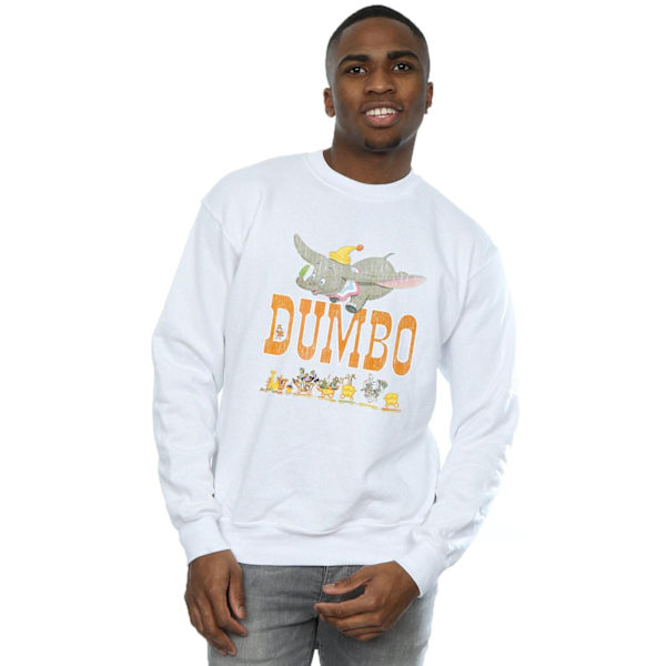 Disney Mens Dumbo The One And Only Sweatshirt 3XL Vit White 3XL