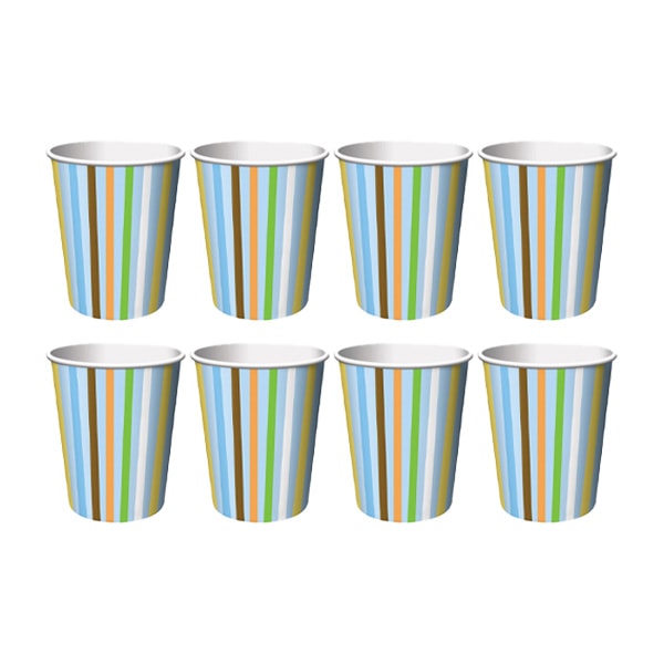Papperskonst 266 ml festkopp (8-pack) En storlek Flerfärgad Multicoloured One Size