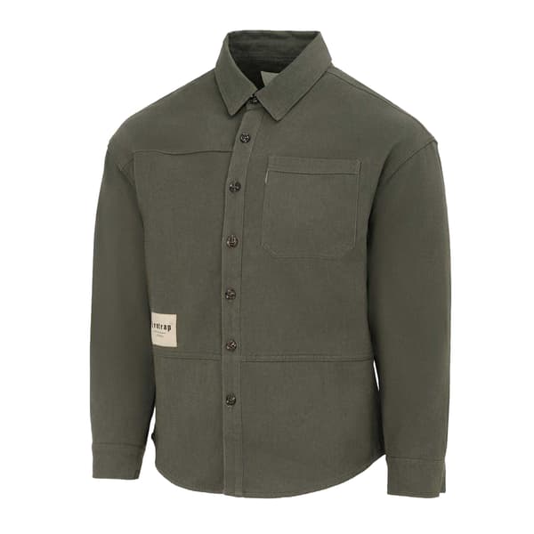 Firetrap Herr Logotyp Tung Långärmad Skjorta XS Grå Grey XS