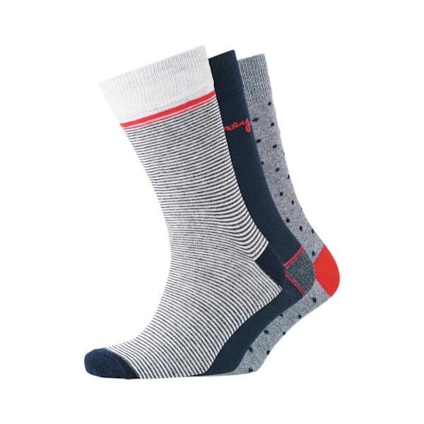 Money Mens Dotted Socks (3-pack) One Size Light Grey/Night Sky Light Grey/Night Sky One Size