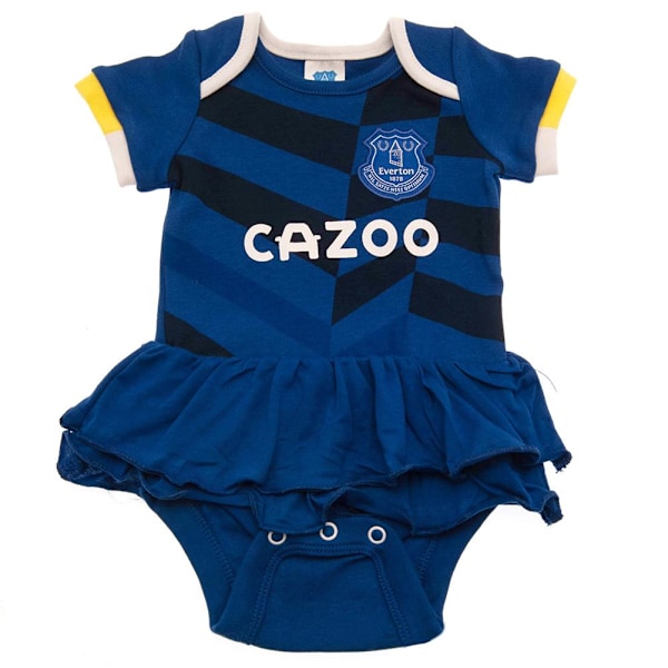 Everton FC Baby Crest Tutu Kjolfodral 12-18 Månader Royal Blå Royal Blue/White 12-18 Months