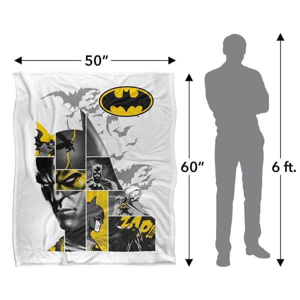 Batman Serietidningsfilt One Size Flerfärgad Multicoloured One Size