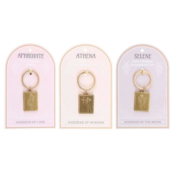 Something Different Goddess Talisman Nyckelring (24-pack) One S Gold One Size