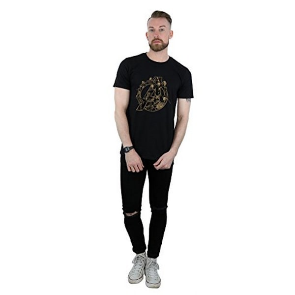 Avengers Infinity War Herr Logotyp Bomull T-shirt XXL Svart Black XXL