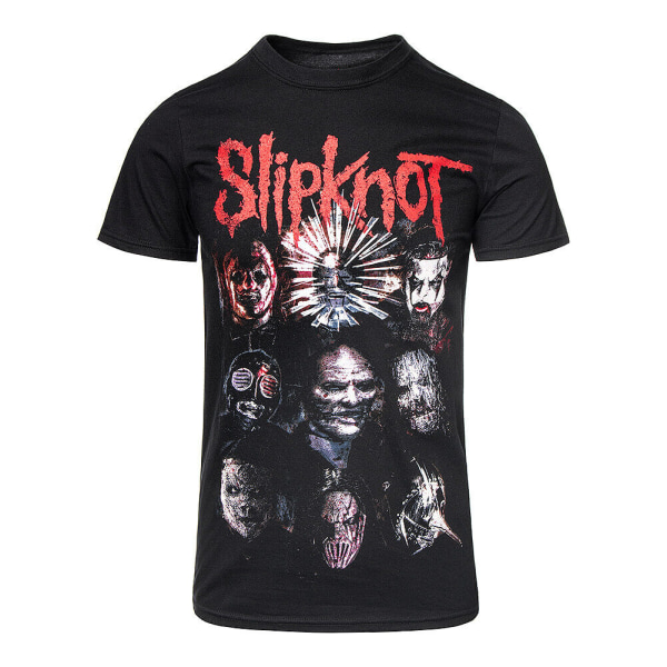 Slipknot Unisex Adult Prepare for Hell 2014-2015 Tour Back Prin Black L