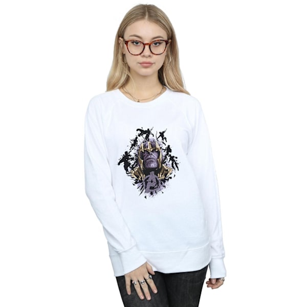 Marvel Womens/Ladies Avengers Endgame Warlord Thanos Sweatshirt White M