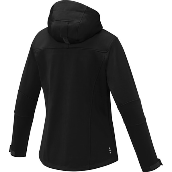 Elevate Womens/Ladies Match Soft Shell Jacka XL Solid Black Solid Black XL