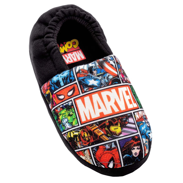 Marvel Avengers Pojks Tofflor 4 UK Svart Black 4 UK