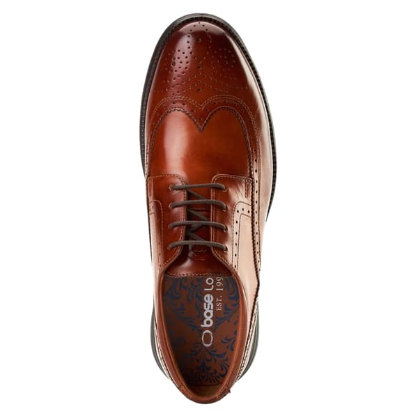 Base London Flight Läder Brogues för män 6 UK Tan Tan 6 UK