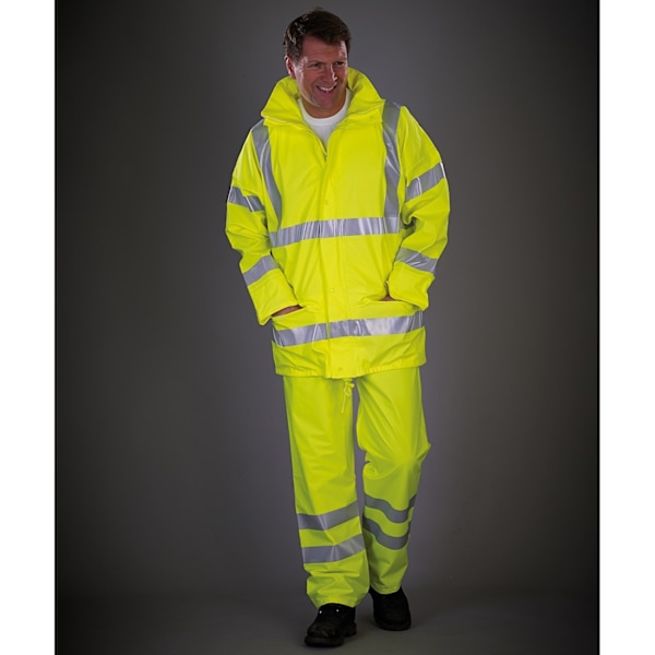 Yoko Softflex U-Dry Hög Synlighet Jacka XL Gul Yellow XL