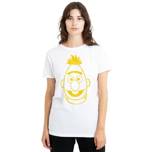 Sesamgatan Dam Bert Mono T-shirt M Vit White M