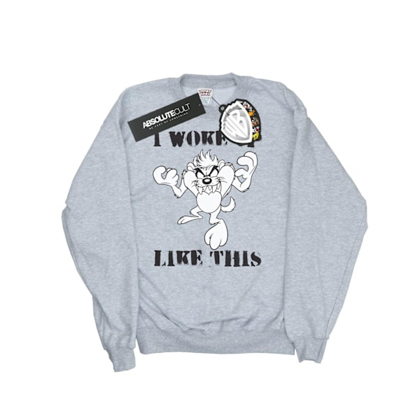 Looney Tunes Boys Taz I Woke Up Like This Sweatshirt 5-6 år Sports Grey 5-6 Years