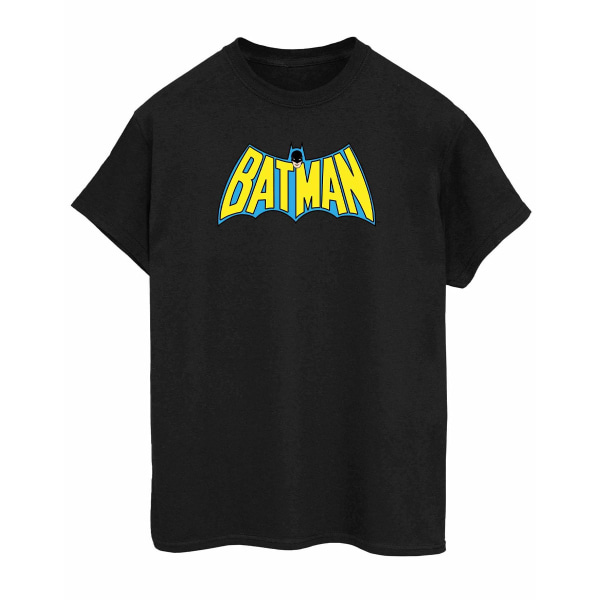 Batman Retro Logo Bomull T-shirt XL Svart Black XL