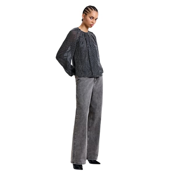 French Connection Dam Stacey Blus 10 UK Svart Black 10 UK