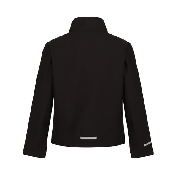 Regatta Barn/Kids Ablaze 2-lagers Soft Shell Jacka 9-10 år Black 9-10 Years