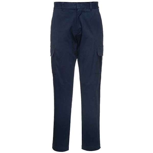 Portwest Herr Stretch Slim Cargo Byxor 32R Mörk Marinblå Dark Navy 32R