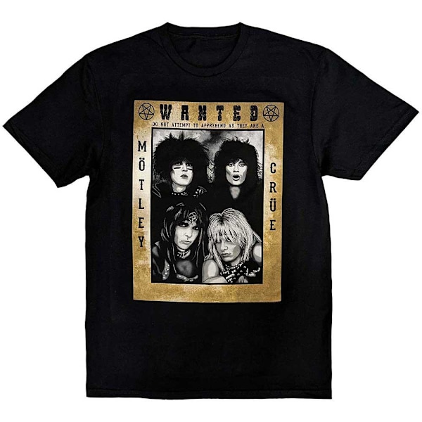 Motley Crue Unisex Buffalo T-shirt XXL Svart Black XXL