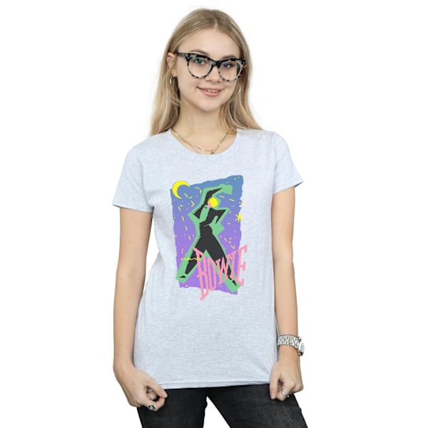 David Bowie Dam/Damer Moonlight Dance Bomull T-shirt XL Spo Sports Grey XL