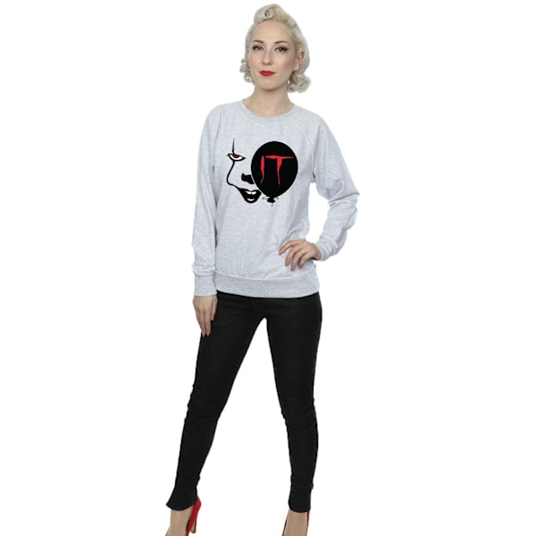 It Dam/Damer Pennywise Smile Sweatshirt L Heather Grey Heather Grey L