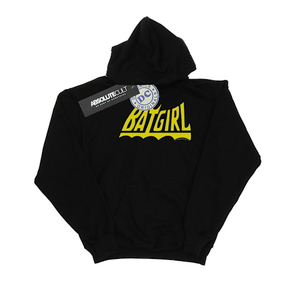 DC Comics Dam/Kvinnor Batgirl Logo Hoodie L Svart Black L