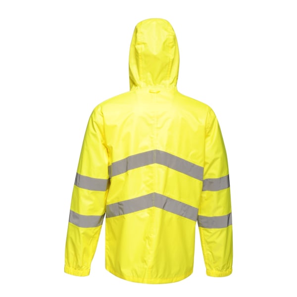 Regatta Unisex Hi Vis Pro Packaway Reflective Work Jacket L Gul Yellow L