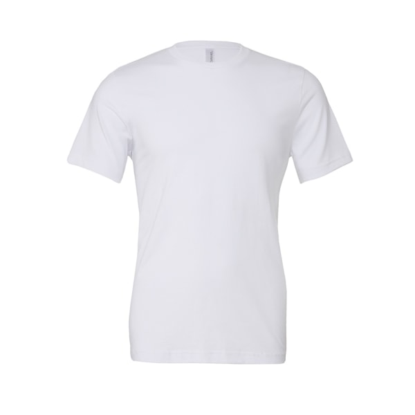 Bella + Canvas Vuxna unisex T-shirt med rund hals UNISEX Vit White 3XL