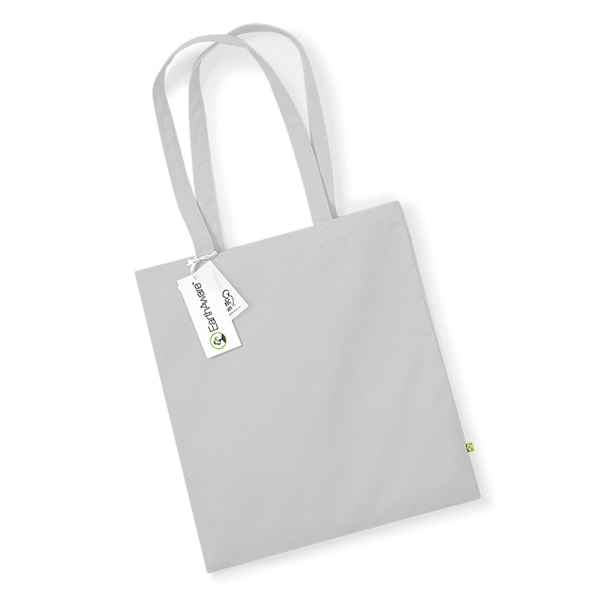 Westford Mill EarthAware ekologisk väska för livet (10 liter) (2-pack) Light Grey One Size