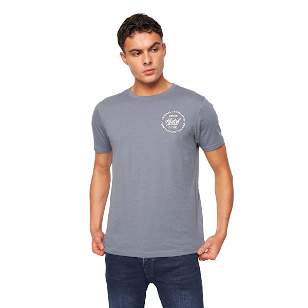 Crosshatch Feltrax T-shirt för män (5-pack) S Multicoloured Multicoloured S