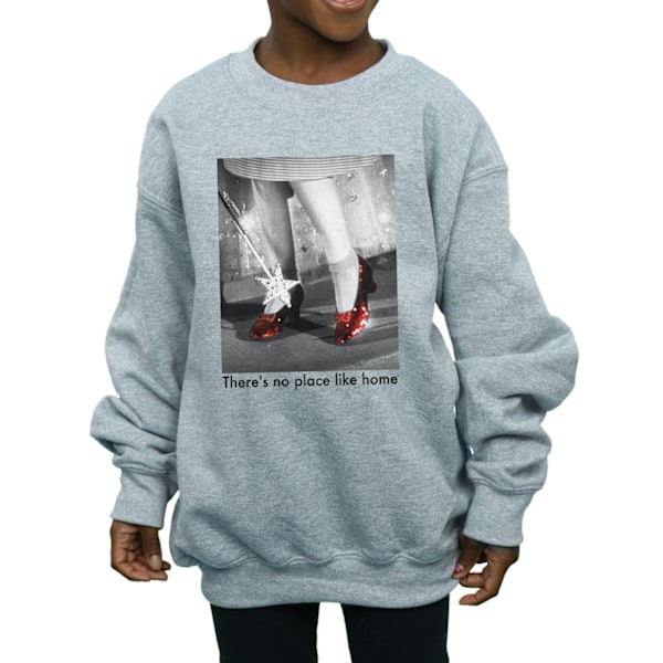 Trollkarlen från Oz Flickor Rubin Tofflor Foto Sweatshirt 5-6 År Sports Grey 5-6 Years