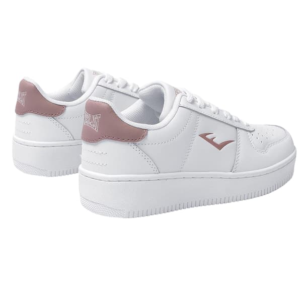 Everlast Barn/Kids Hanshi Action Läder Platåskor White/Pink 5 UK