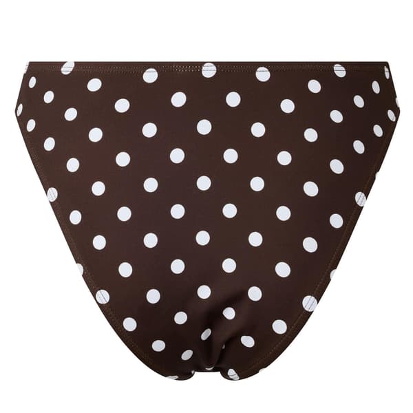 4th And Reckless Dam/Dam Harri Prickig Högskuren Bikini Brown 8 UK