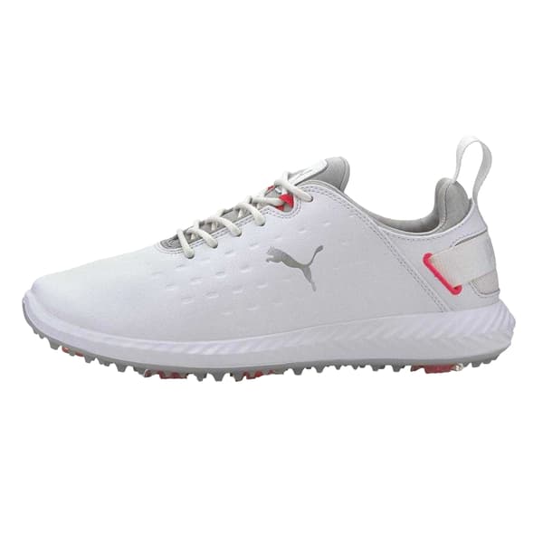 Puma Dam/Dam Blaze Pro Ignite Texturerat Läder Spiklös White 4 UK