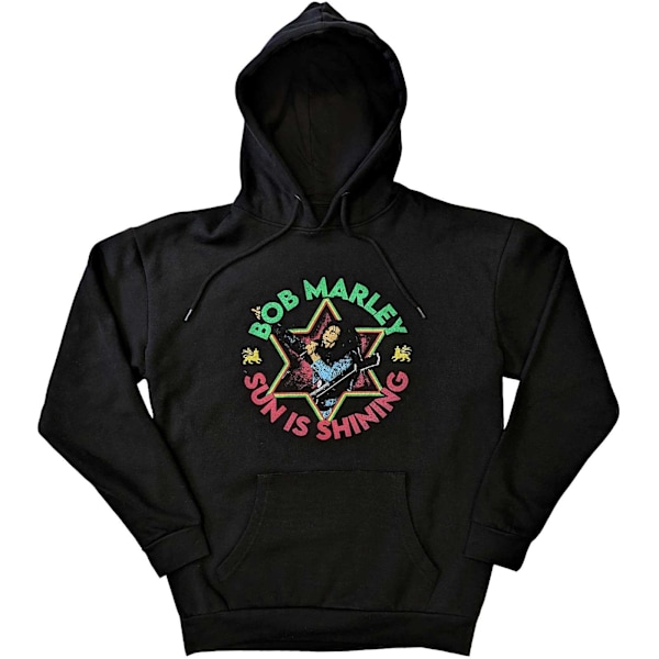 Bob Marley Unisex Vuxen Sun Is Shining Hoodie L Svart Black L