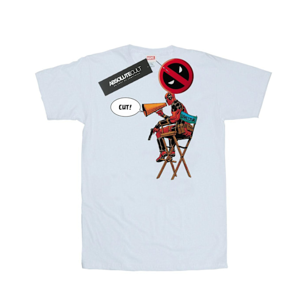 Marvel Deadpool regissörsstol T-shirt 3XL vit White 3XL