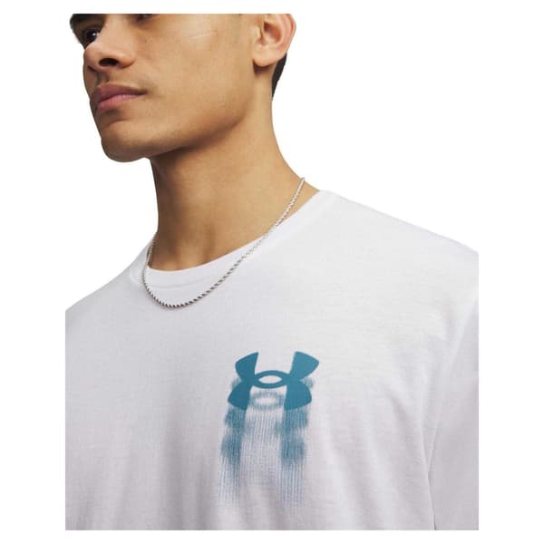 Under Armour Herr Logotyp T-shirt XL Vit White XL