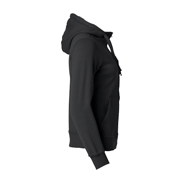 Clique Dam/Kvinnor Enfärgad Full Zip Hoodie XS Svart Black XS