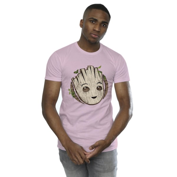 Marvel herr I Am Groot trähuvud T-shirt XXL babyrosa Baby Pink XXL