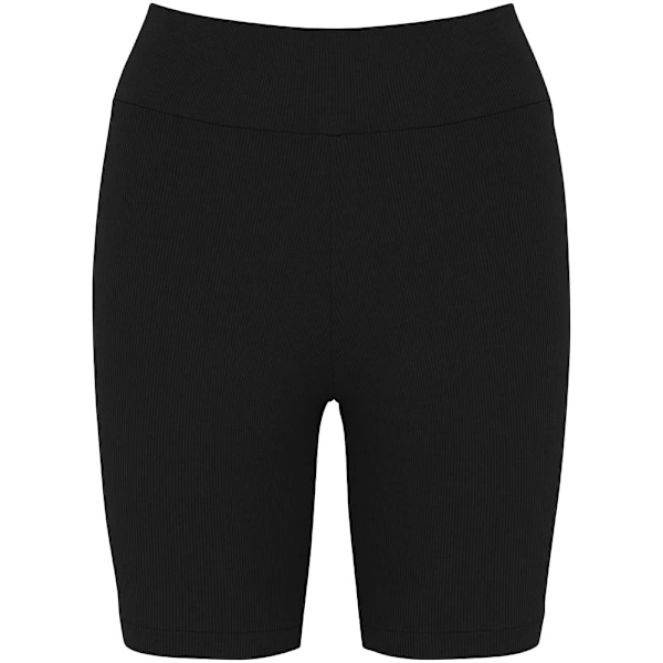 Native Spirit Dam/Kvinnors Ribbade Cykelshorts M Svart Black M