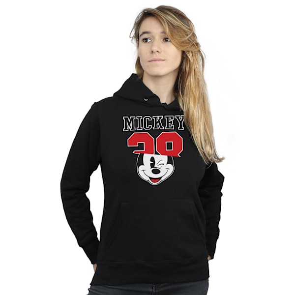 Disney Dam/Kvinnor Mickey Mouse Split 28 Hoodie XXL Svart Black XXL